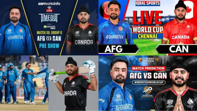 Afghanistan vs Canada LIVE Build-Up | T2