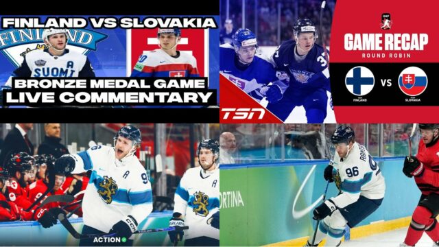 Finland Vs Slovakia OLYMPIC BRONZE MEDAL