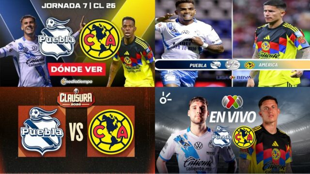 Puebla vs. América EN VIVO. Dónde VER Jo