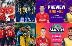 SL vs ENG Live Score, Start Time & How to Watch T20 World Cup Super 8 Clash