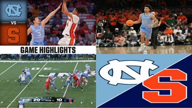 North Carolina vs. Syracuse Game Highlig