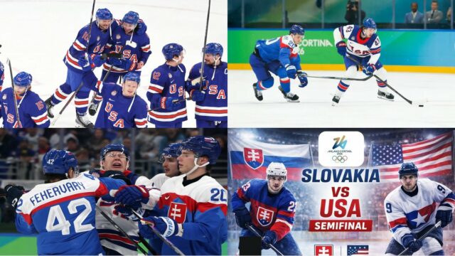 Hockey: USA vs. Slovakia - Men's Semifin