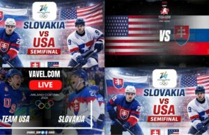 USA vs Slovakia Live Score: Dylan Larkin Leads Team USA in 2026 Olympic Hockey Semifinal