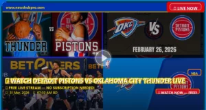 Pistons vs Thunder Live Stream: How to Watch NBA Online, Game Time, and Predictions Pistons vs Thunder Live Stream: How to Watch NBA Online, Game Time, and Predictions