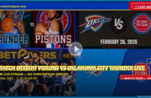 Pistons vs Thunder Live Stream: How to Watch NBA Online, Game Time, and Predictions Pistons vs Thunder Live Stream: How to Watch NBA Online, Game Time, and Predictions