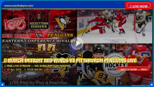 Detroit Red Wings vs Pittsburgh Penguins Live Stream: How to Watch NHL Match, Prediction & Start Time