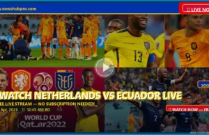 Netherlands vs Ecuador Live Stream: How to Watch International Friendly Soccer in USA Netherlands vs Ecuador Live Stream: How to Watch International Friendly Soccer in USA