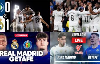 Real Madrid vs Getafe Live Score: Satriano Stunner Shakes Up the Bernabéu