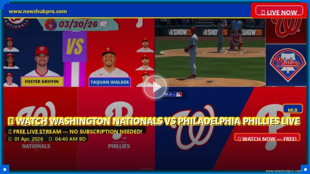 Washington Nationals vs Philadelphia Phillies Live Stream: How to Watch MLB Online, Prediction & Odds