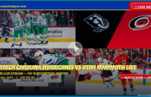Carolina Hurricanes vs Utah Mammoth Live Stream: How to Watch NHL Match, Prediction & Start Time Carolina Hurricanes vs Utah Mammoth Live Stream: How to Watch NHL Match, Prediction & Start Time