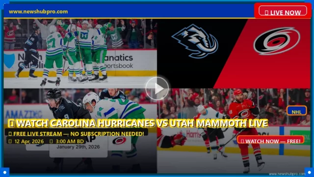 Carolina Hurricanes vs Utah Mammoth Live Stream: How to Watch NHL Match, Prediction & Start Time