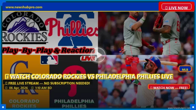 Colorado Rockies vs Philadelphia Phillies Live: How to Watch, Prediction & Odds