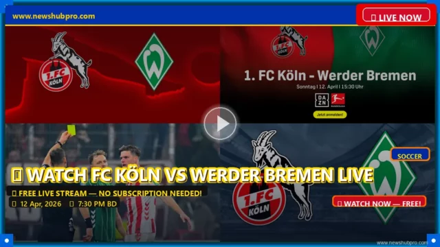 FC Köln vs Werder Bremen Live Stream: How to Watch Bundesliga 2026 in the USA