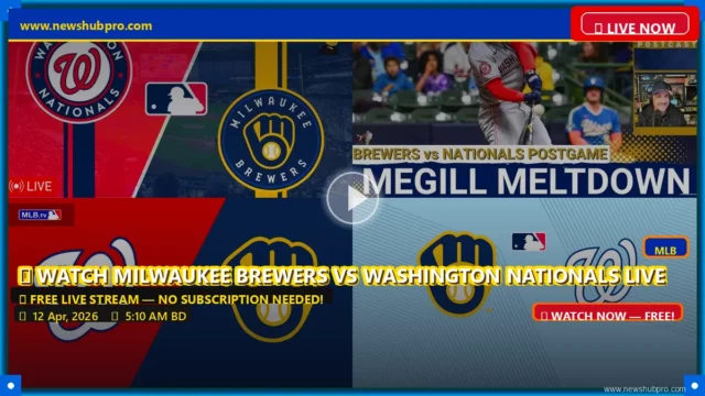 Milwaukee Brewers vs Washington Nationals Live: How to Watch, Prediction & Game Odds