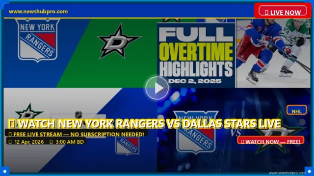 NY Rangers vs Dallas Stars Live Stream: How to Watch NHL Matchup at MSG