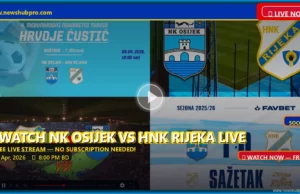 NK Osijek vs HNK Rijeka Live Stream: How to Watch the Croatian Football League in the USA NK Osijek vs HNK Rijeka Live Stream: How to Watch the Croatian Football League in the USA