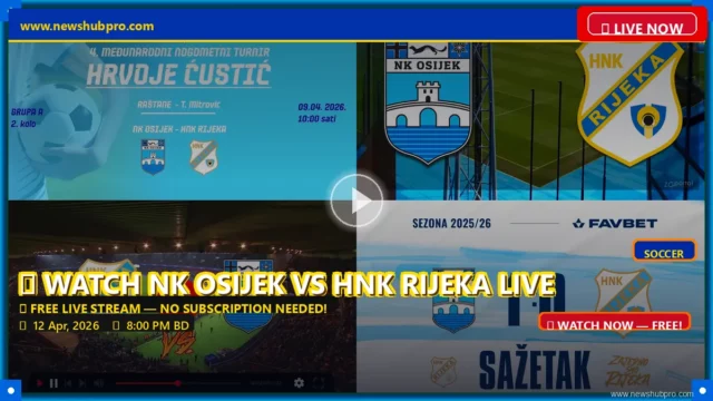 NK Osijek vs HNK Rijeka Live Stream: How to Watch the Croatian Football League in the USA