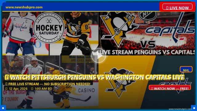 NHL Live: Pittsburgh Penguins vs Washington Capitals Live Stream, TV Channel, & Predictions