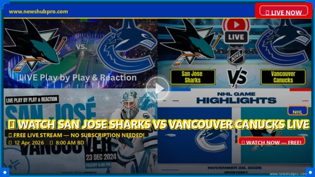 San Jose Sharks vs Vancouver Canucks Live: How to Watch NHL Game Time, Prediction & Odds
