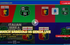 Sassuolo vs Genoa Live Stream: How to Watch Serie A Match in USA Sassuolo vs Genoa Live Stream: How to Watch Serie A Match in USA