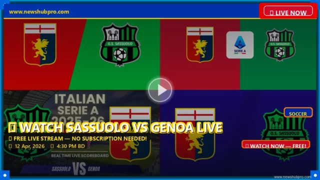 Sassuolo vs Genoa Live Stream: How to Watch Serie A Match in USA